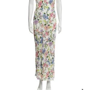 Alice + Olivia Multicolor Floral Maxi Skirt